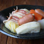 ベーコン巻き白菜と根菜のポトフ
