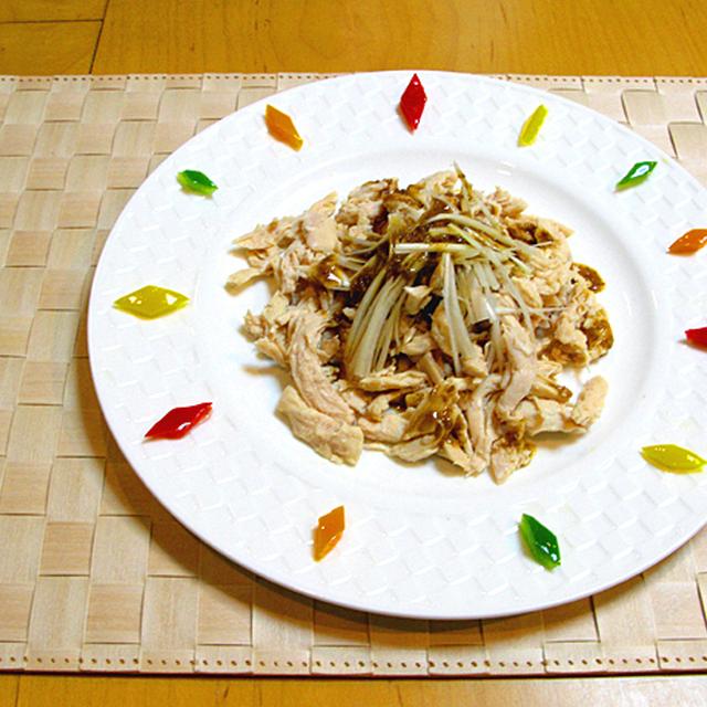■蒸し鶏の棒棒鶏ソースがけ
