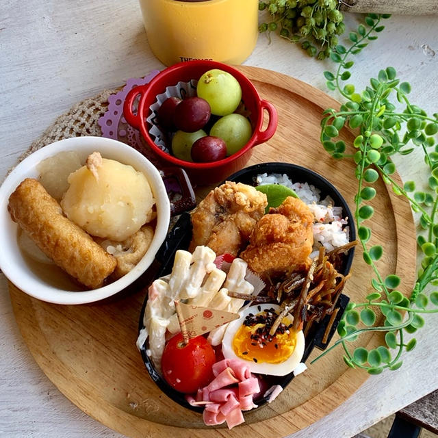 ＊ギリギリ間に合った今日のお弁当と朝ごはん＊