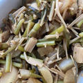 ニンニクの芽入り、大根とエノキの醤油煮　レシピ　#レシピ　#プラントベース　＃にんにくの芽