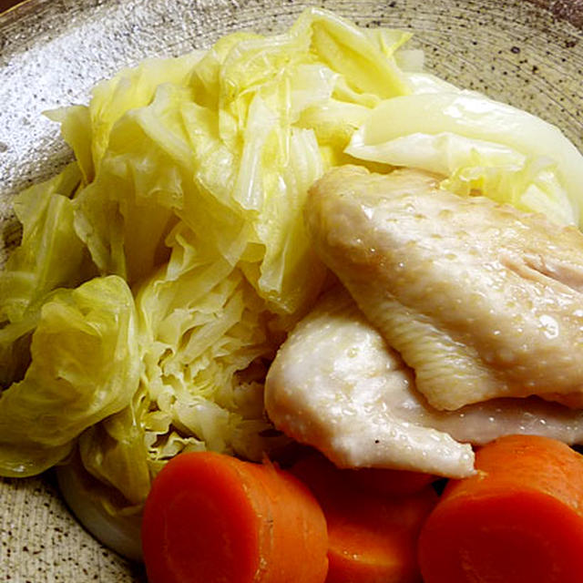 蒸しキャベツの豆鼓醤薬味ダレ