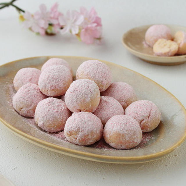 「桜のブールドネージュ」春に作りたい桜のお菓子レシピ