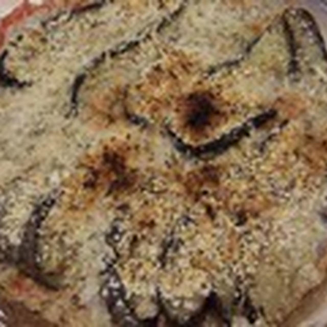 安いトマトとナスを使って簡単料理　トマトとナスのパン粉焼き