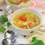 【レシピ】レタスとトマトのコンソメスープ