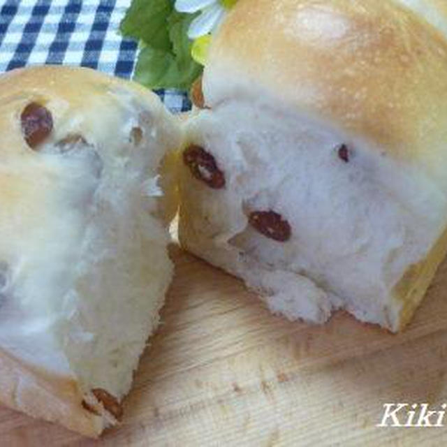 パウンド型でレーズン食パン☆