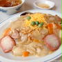 日昌亭のやきそば（あんかけ焼きそば）～たっぷり酢がらし上田流