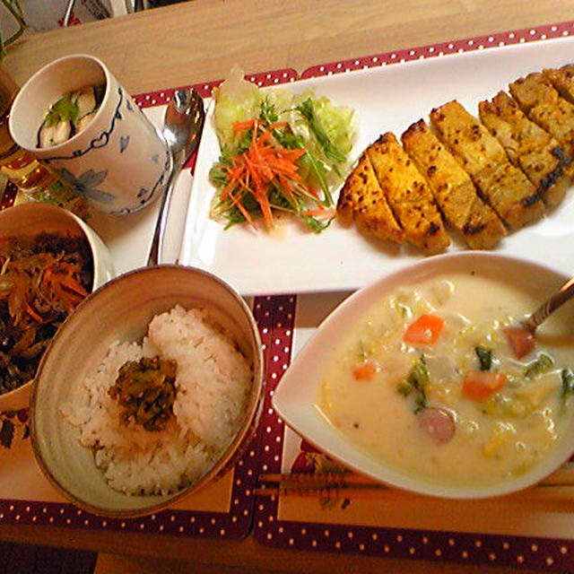 白菜のとろとろ豆乳シチュー