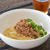 豆乳仕立ての汁なし担々麺。（中華麺で、肉みそはレンジで）