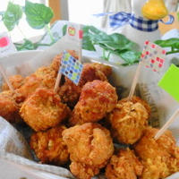 お弁当に☆カレー風味のコロコロチキンビッツ