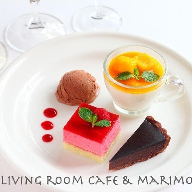 リビングルームカフェ＠渋谷にて、marimo考案のスイーツプレート発売！