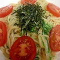 味付けは簡単に水菜でシャキシャキたらこスパゲッティ by カナシュンばーばさん