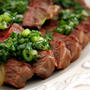Steak with Green Sauceステーキと緑のソース