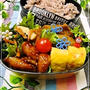 ブロッコリー＆イカのガリバタ醤油炒め＊ウインナーのケチャップこってり炒めでお弁当♪