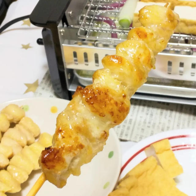 【おうちで焼き鳥☆アミ焼大将でぼんじり焼いたよ！】