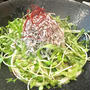 Frankel(フランケル)　宝塚市仁川　タコとシラスのペペロンチーノうどん　ランチセット　