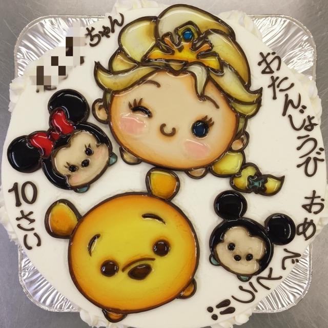 ツムツムのイラストケーキ By 青野水木さん レシピブログ 料理ブログのレシピ満載