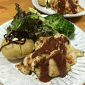 フライパンで鶏のチーズパン粉焼き