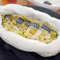 サバと生姜のレンジ蒸し