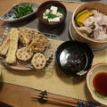 あるもので天ぷら３種＆蒸し野菜の晩ご飯　と　マウントバーム”しっかり芽”♪