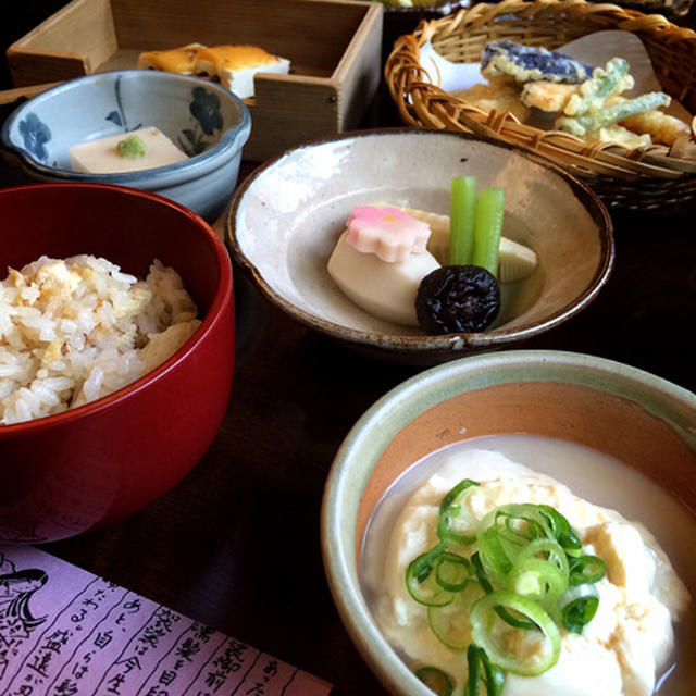 京都　南禅寺「順正」さんの湯豆腐