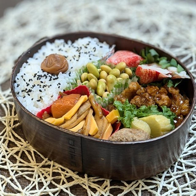チェダーチーズ好きで～夫のお弁当161