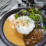 お手軽！名店の味でお家カレー屋さん♡【濃厚バターチキンとスパイスキーマカレーのあいがけカレー】