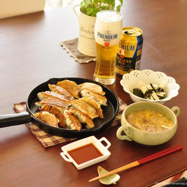 コンビニスイーツを食べて揉めた母娘の話と昨日は餃子で晩ごはん