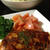 えーっと…オムレツ…かな？、あと納豆白菜大根梅マヨサラダ
