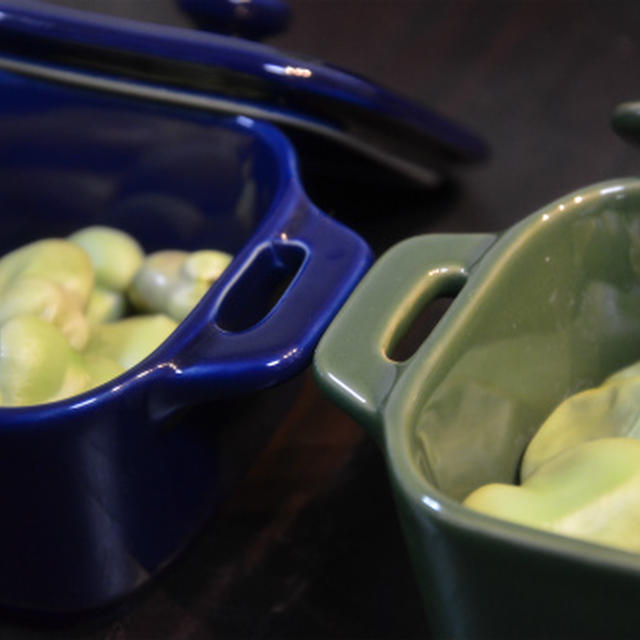 ストウブセラミックで 空豆をレンチンで蒸す By ジュンジュンさん レシピブログ 料理ブログのレシピ満載
