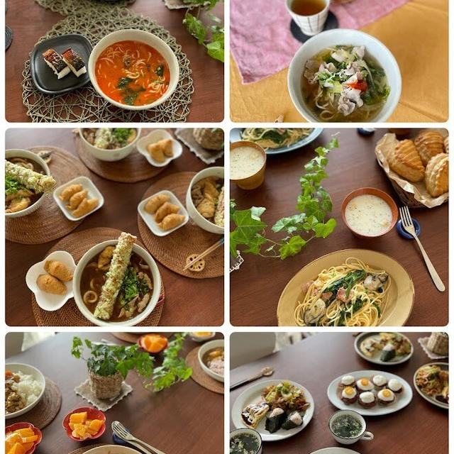 おかんの気まぐれ食堂㊳お昼のきまぐれランチ6日分＋おまけ