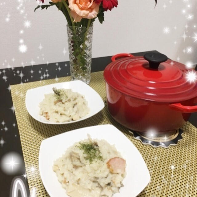 『冷凍ご飯で簡単♬きのこのチーズリゾット』＆「花と料理で楽しむ♪ハッピーハロウィン」モニター参加