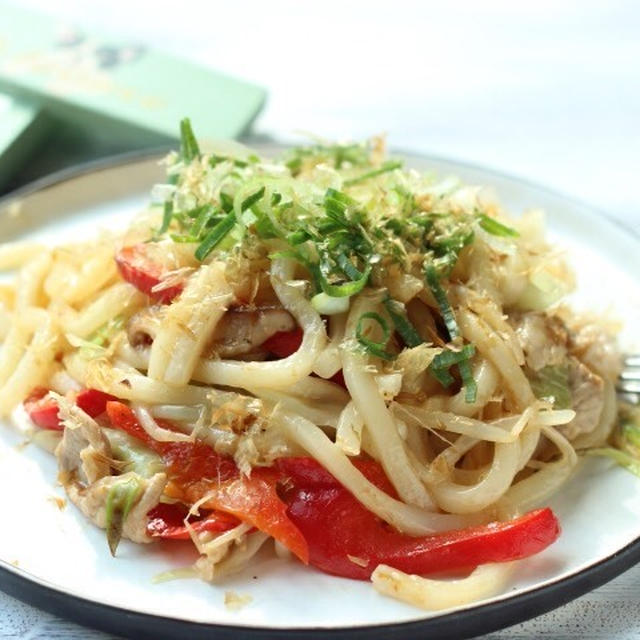 昼カフェ☆焼きうどんランチ～高ノ瀬峡の紅葉