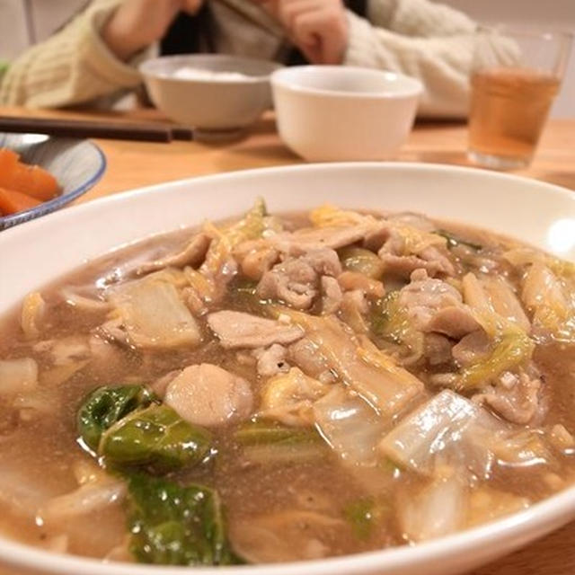 白菜たっぷり八宝菜｜ウルウル・・・　家族の絆　チャーハン編