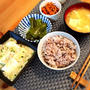 夜は鶏ひき肉あんかけ豆腐と色々！3人家族食費月1万7千円台のごはん。