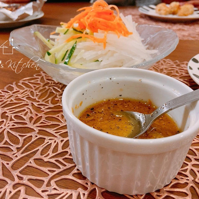 醤油麹の美味しいドレッシングと本命チョコ。昨夜のワイフ