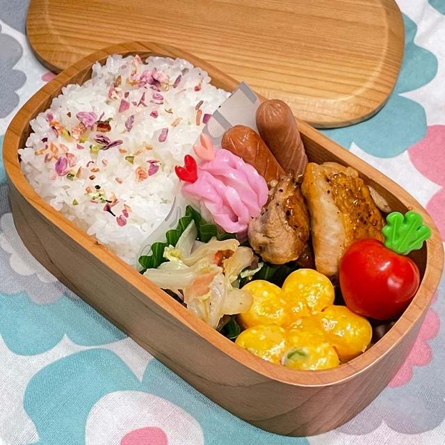 【お弁当】週の始まり月曜日!!!!!!!!!!今週もゆる〜く頑張るお弁当