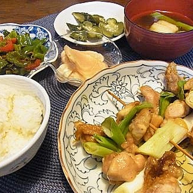 久しぶりのモモ肉で焼き鳥♪