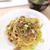 不思議な組み合わせ♪牛肉とゴボウのきんぴらパスタ