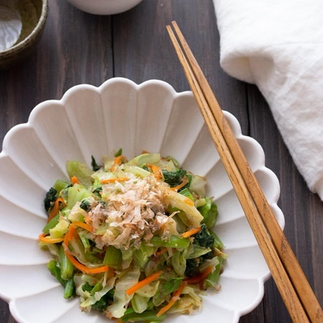 【簡単副菜】レンジで3分！子どもが食べやすい和え物