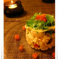 【押麦と海鮮のサラダ仕立て、鶏手羽元ときのこのマスタード煮込み（レシピ付き）】 by momoさん