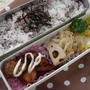 からあげ弁当と★マネケンのワッフル