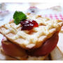 【朝食．パン．雑貨日和】我愛❤蘋果佐蜂蜜肉桂鬆餅❤