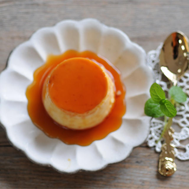幸せのプリン　　お豆腐カツのサラダ
