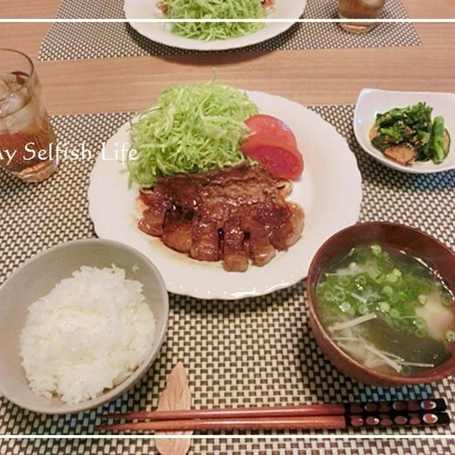 とんてき定食。