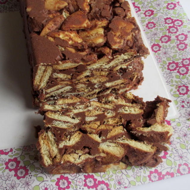 ＜イギリス・菓子レシピ＞ チョコレート・ビスケット・ケーキ【Chocolate Biscuit Cake】