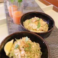 すっきり和風味たらことカッテージチーズのパスタ　など日々献立