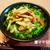 豚バラ肉と小葱のうどん♪　Pork & Green Onion Udon Noodle