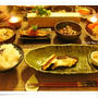コク旨♪桜海老と明太子のポテトサラダ、鰤のステーキ　バター醤油風味～魚中心の和風の夕食