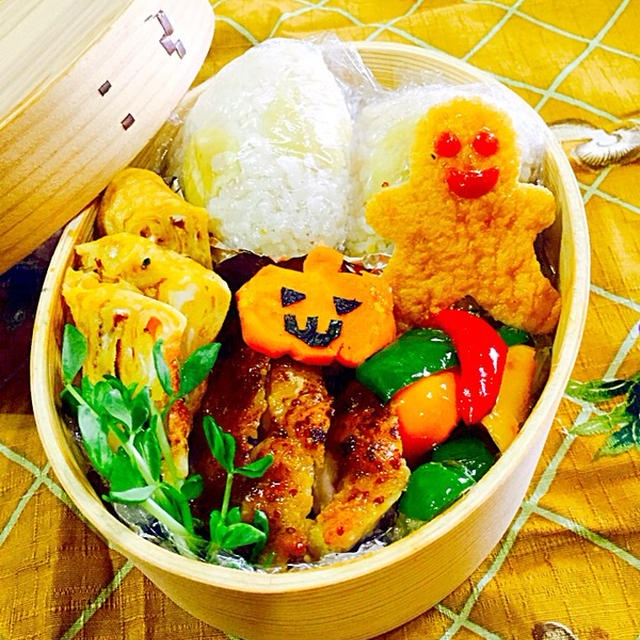 今ごろですが(*´艸`)笑picしてなかった#ハロウィンのお弁当