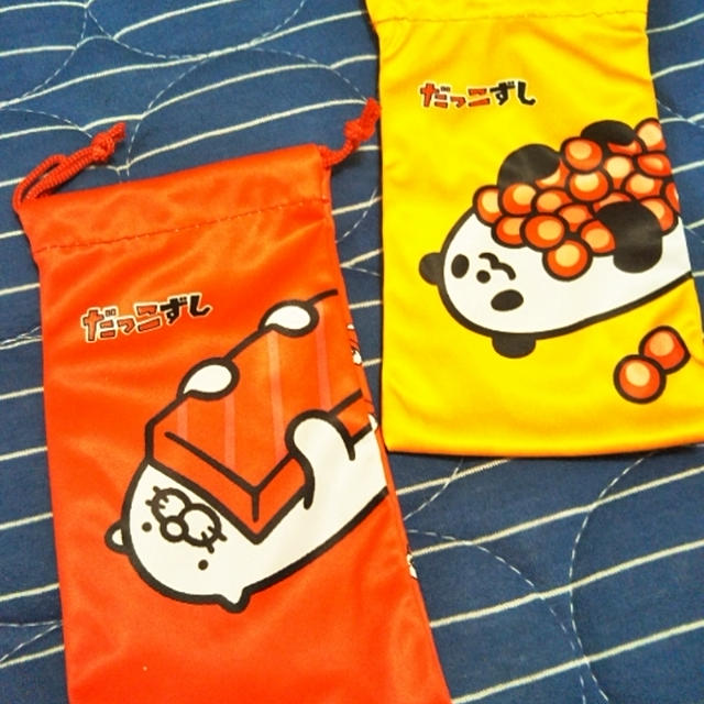 スシロー☆だっこずしミニきんちゃくをゲット
